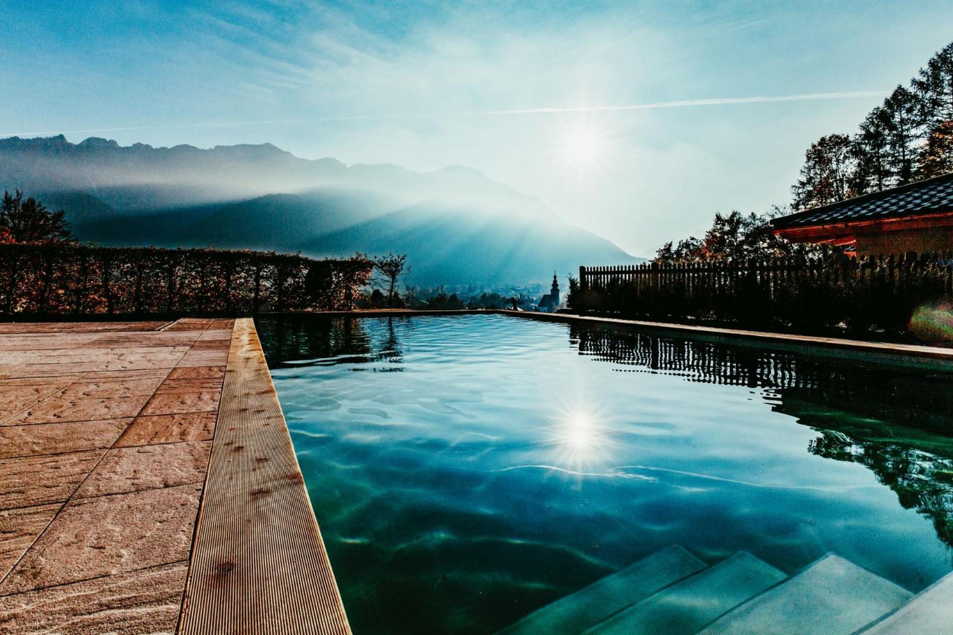 Luxus Ferienhaus Salzburg Chalet Mit Pool, Sauna, Whirlpool, Kamin Grossgmain Bagian luar foto