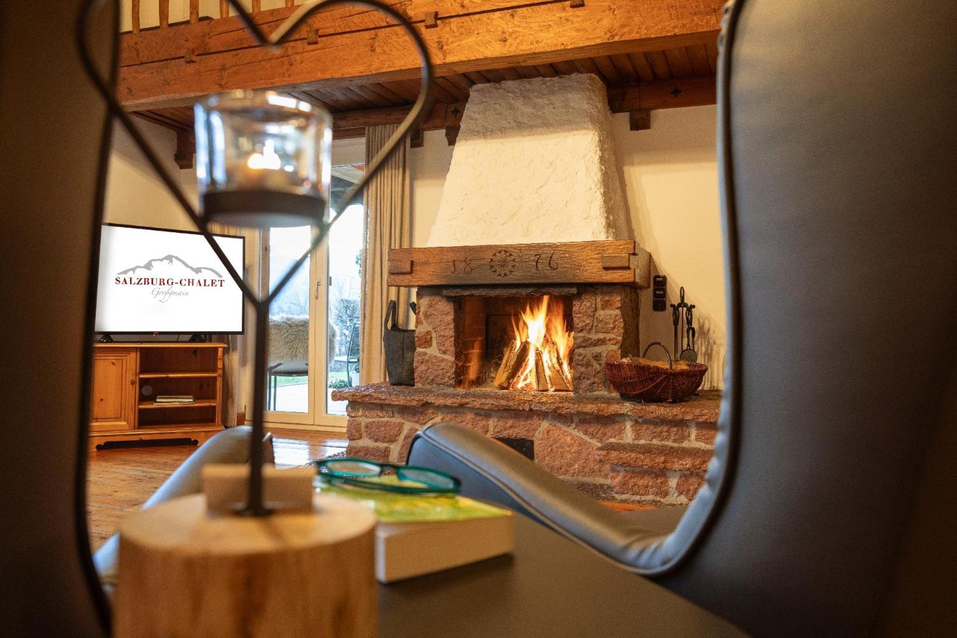Luxus Ferienhaus Salzburg Chalet Mit Pool, Sauna, Whirlpool, Kamin Grossgmain Bagian luar foto